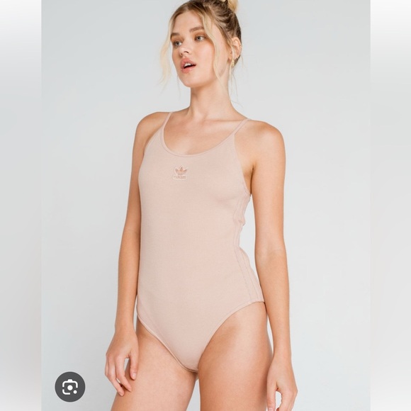 Adidas Beige Bodysuit - Picture 1 of 8